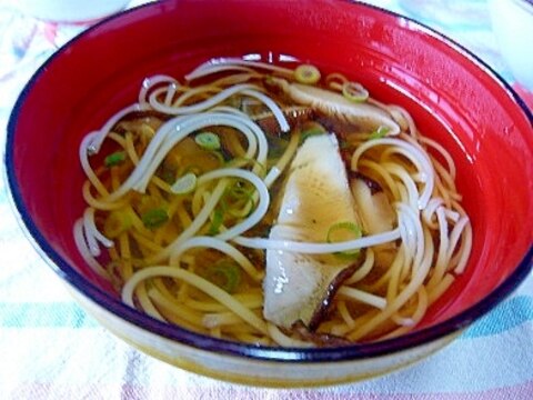 ❤　冷凍椎茸で！　椎茸入りにゅう麺　❤